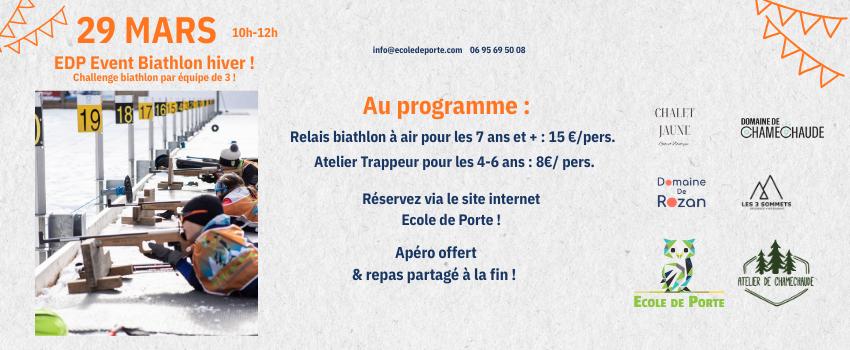 EDP Event Biathlon hiver !