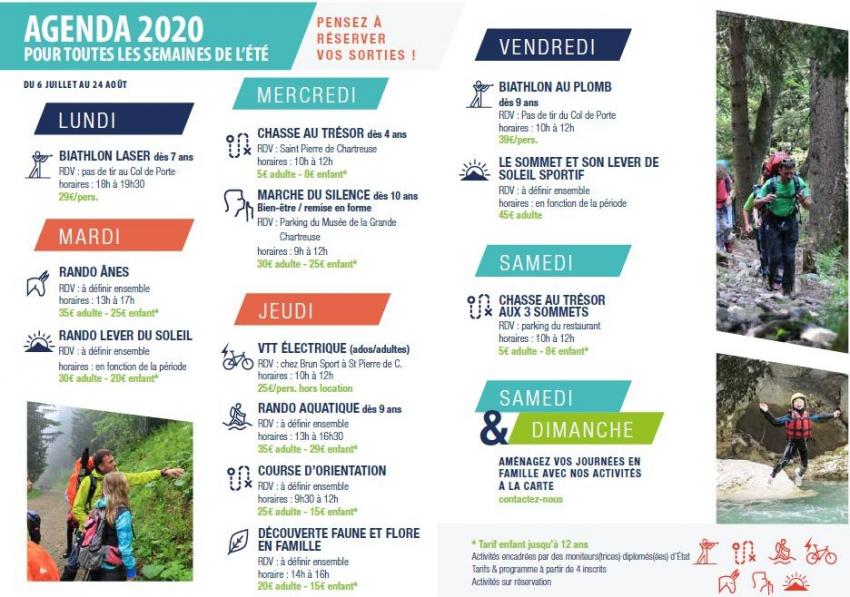 PROGRAMME ETE 2020