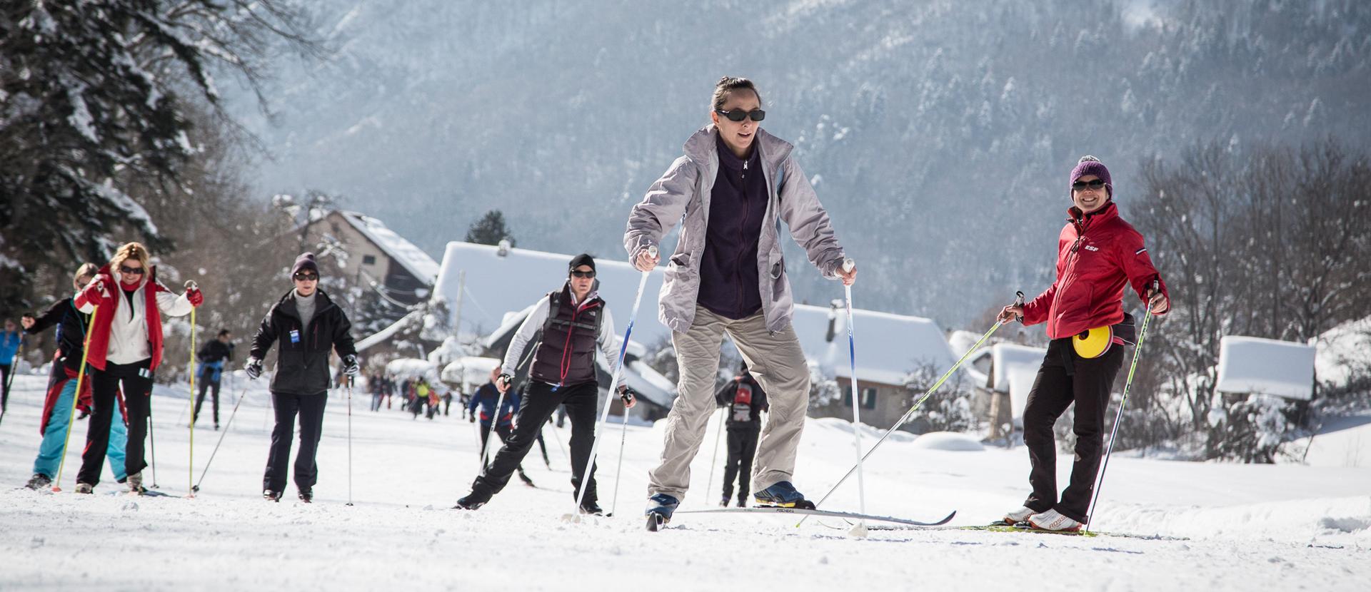Cours de<br />ski de fond