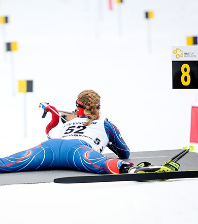 Cours de biathlon
